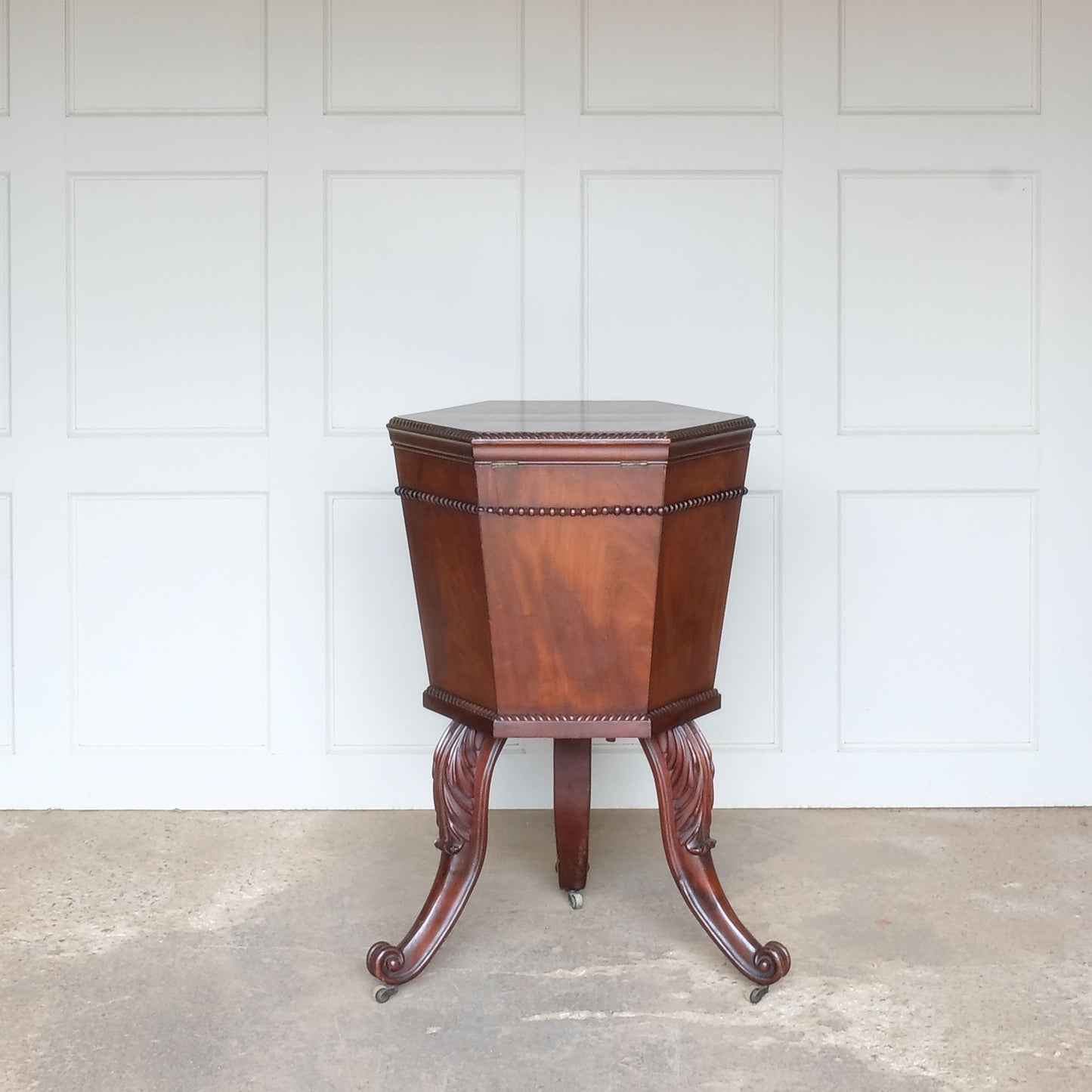 Vintage 19th Century Mahogany Wine Cooler by Summerfield & Scott