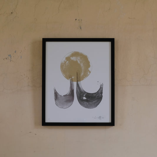 LUCY MCLAUCHLAN Vintage Print - HUIA, Signed and Dated in Pencil
