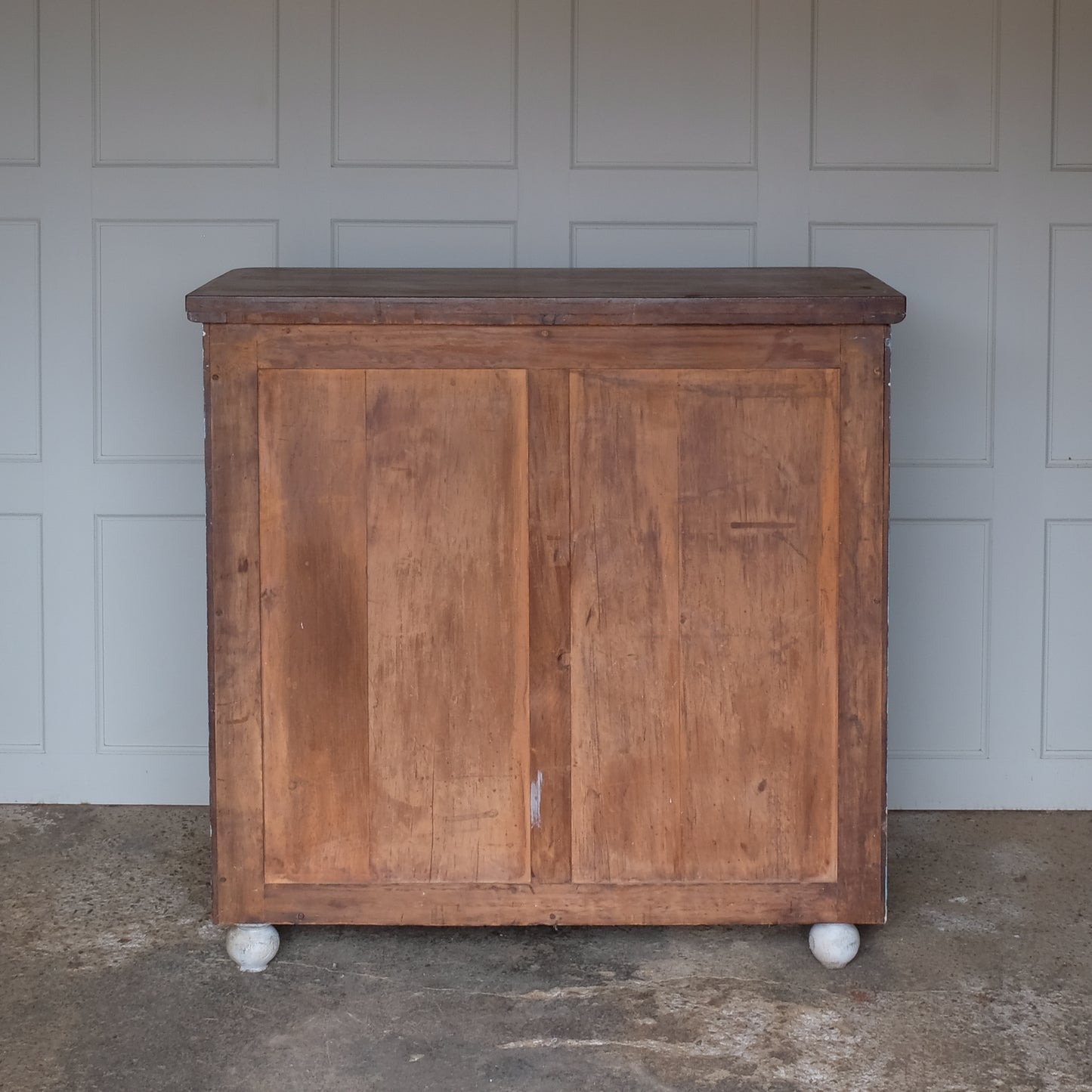 19TH CENTURY GEOMETRIC PAINTED CHEST OF DRAWERS