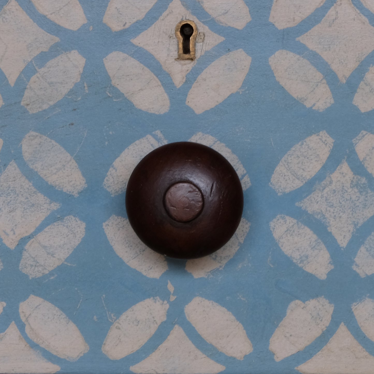 19th Century Geometric Painted Chest of Drawers