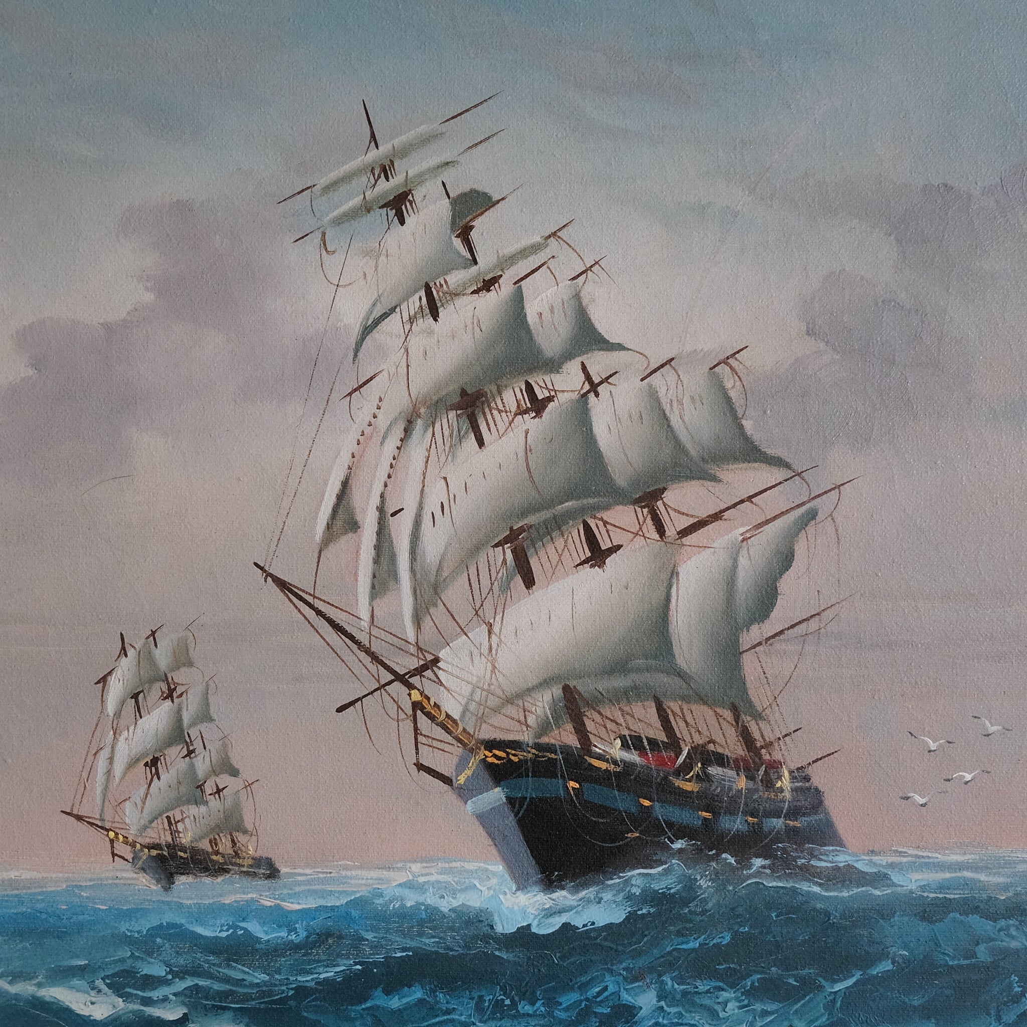 TALL SHIPS IN FULL SAIL