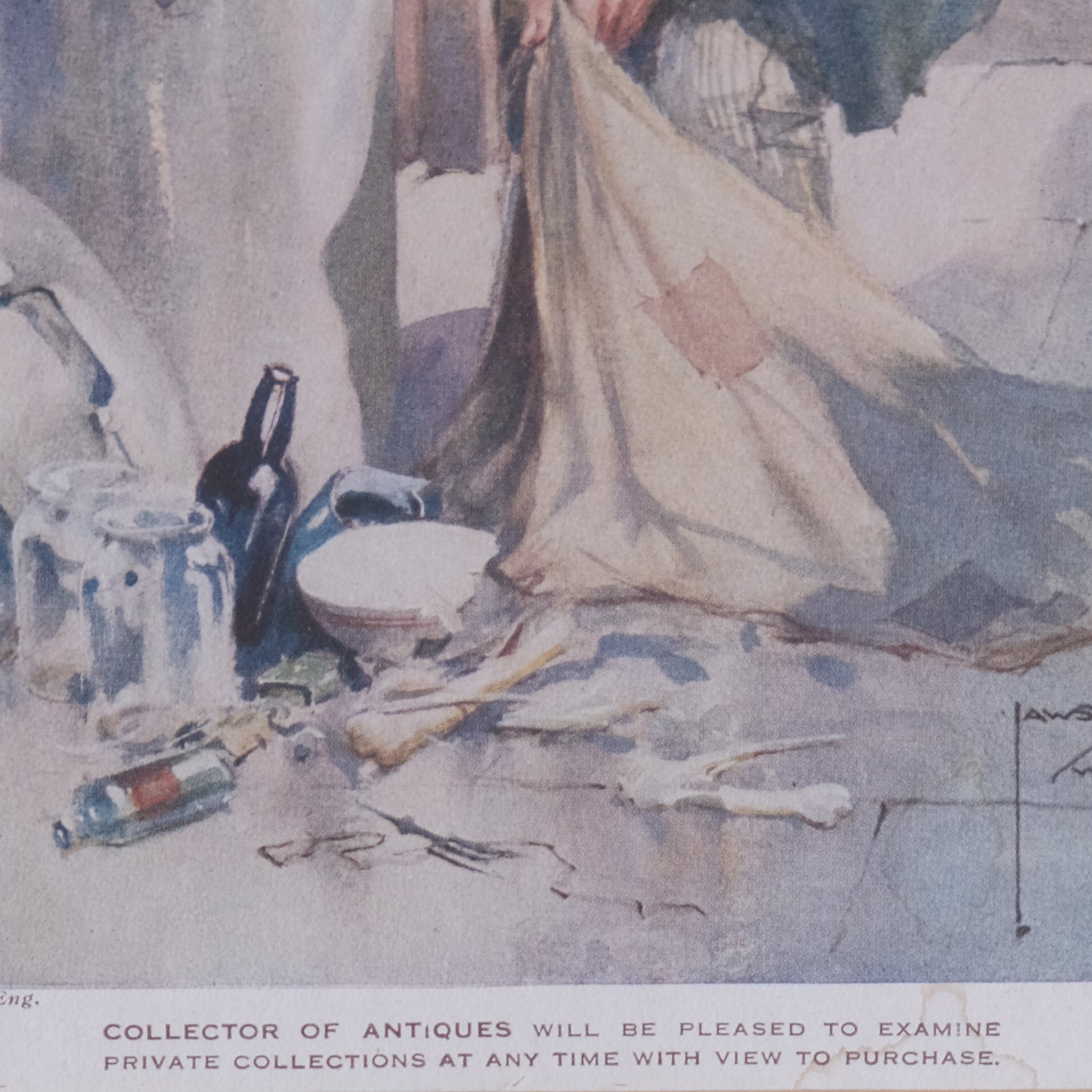 COLLECTOR OF ANTIQUES, AFTER LAWSON WOOD