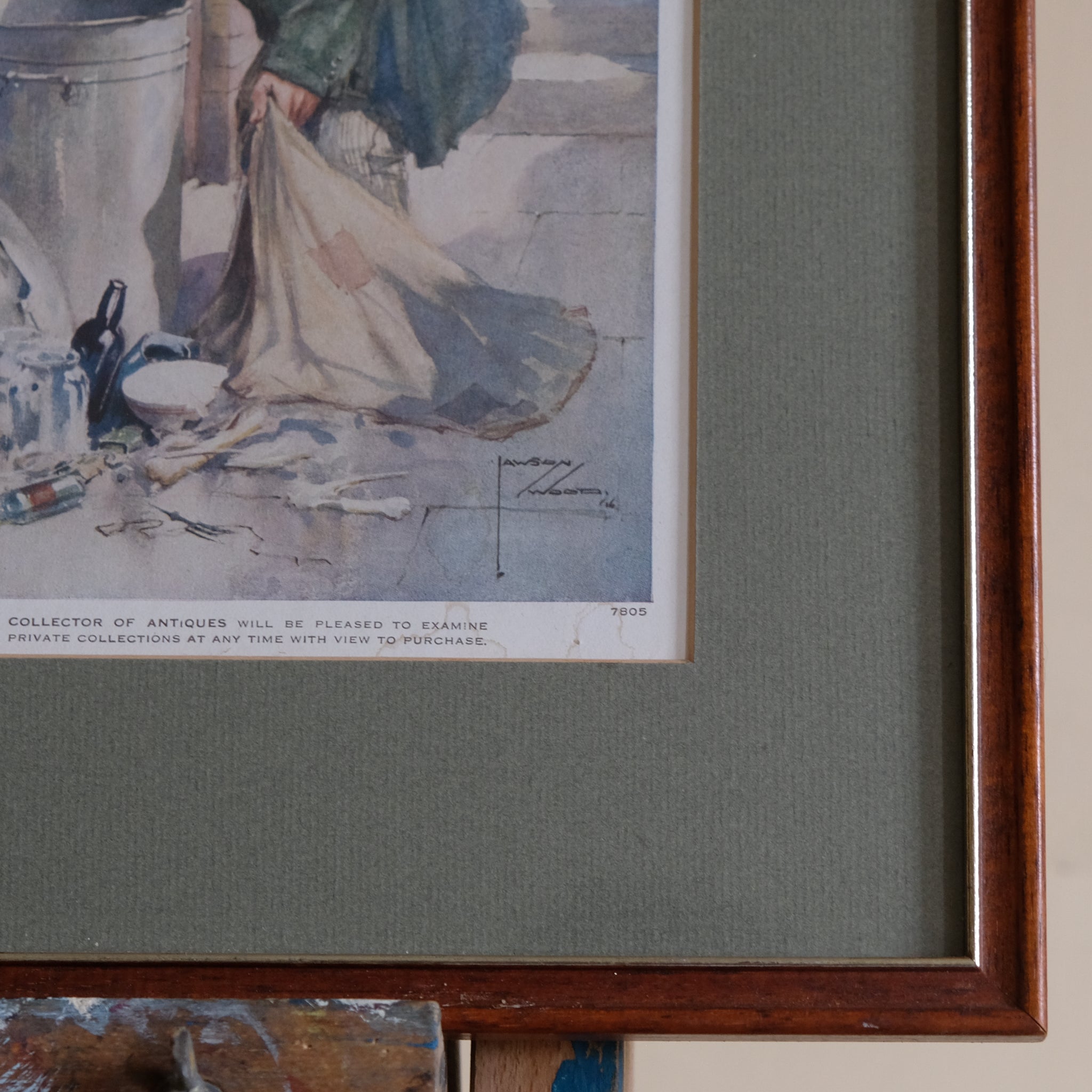 COLLECTOR OF ANTIQUES, AFTER LAWSON WOOD