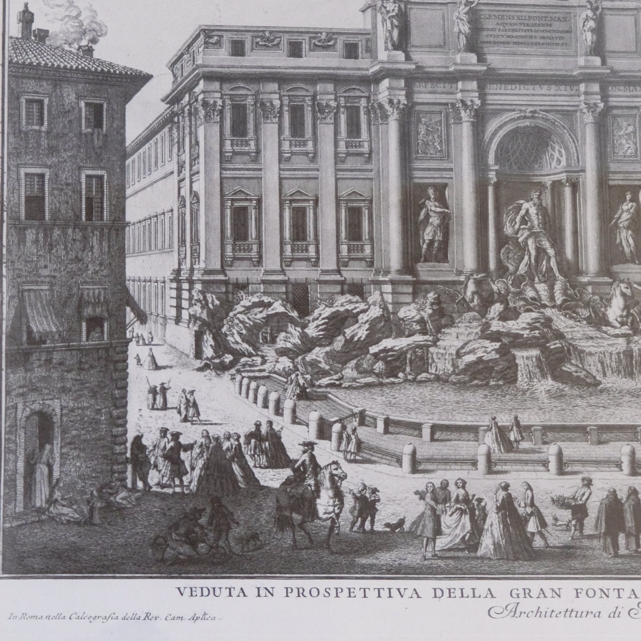 Veduta in Prospettiva della Gran Fontana dell’Acqua Vergine detta di Trevi