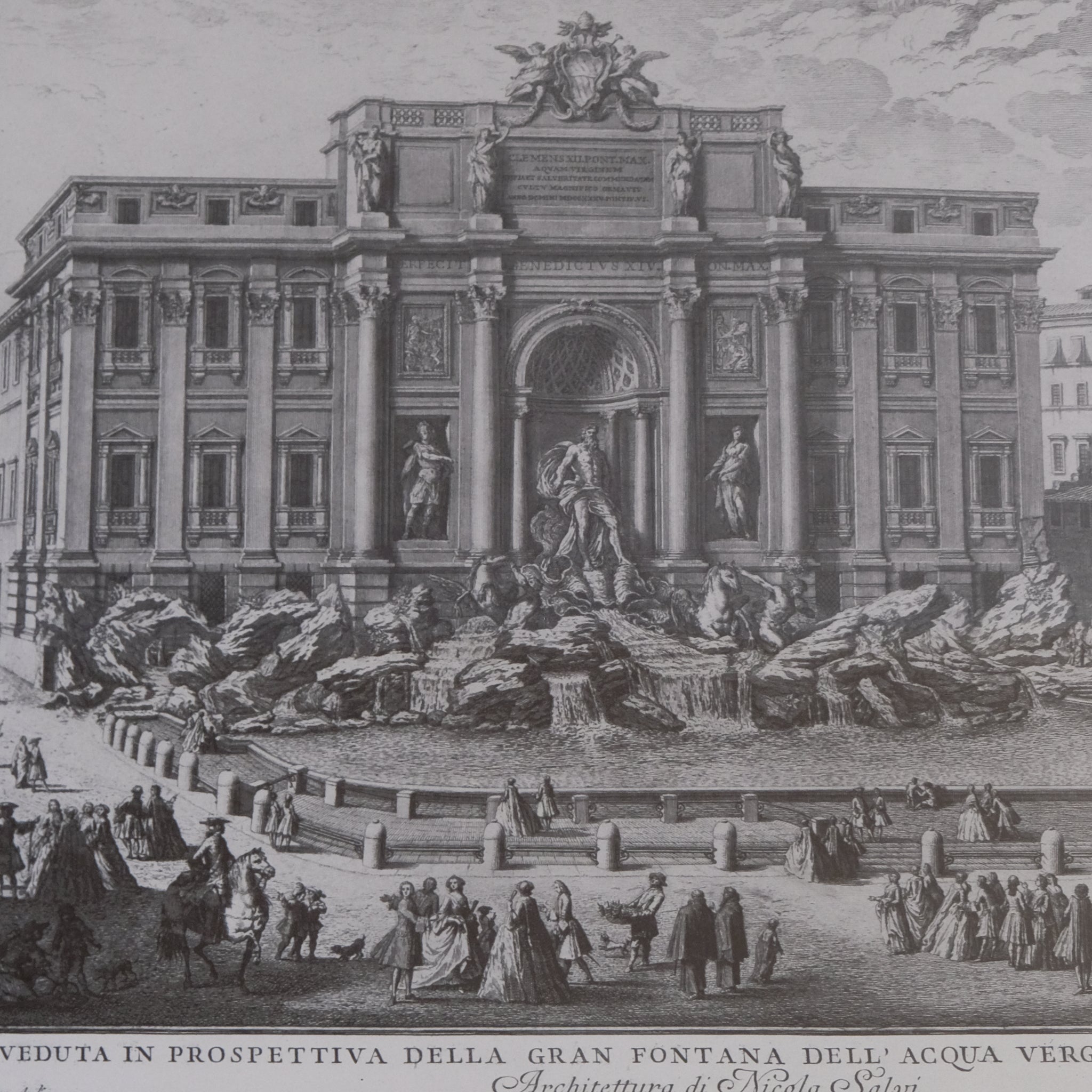 Veduta in Prospettiva della Gran Fontana dell’Acqua Vergine detta di Trevi