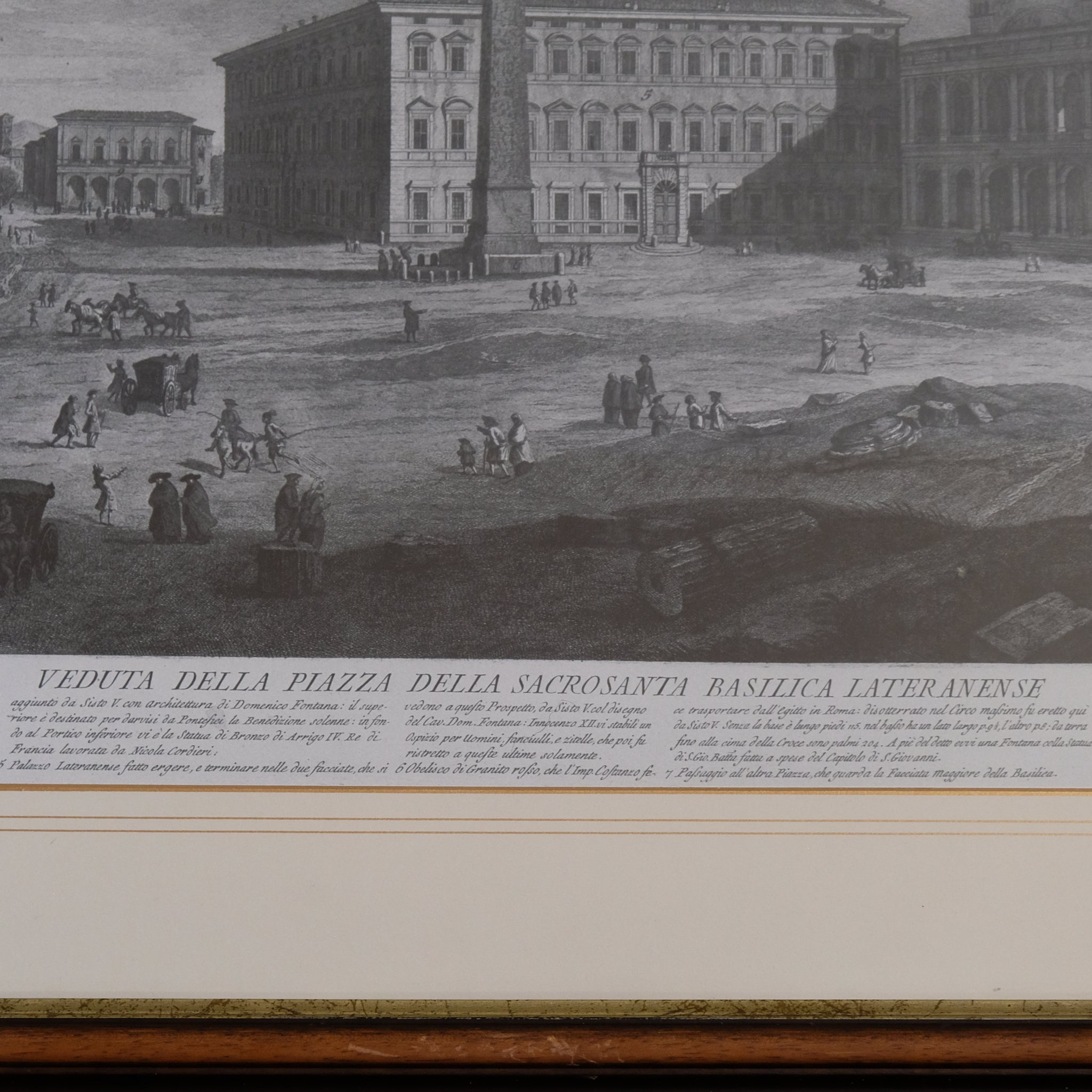 Veduta della Piazza della Sacrosancta Basilica Lateranense