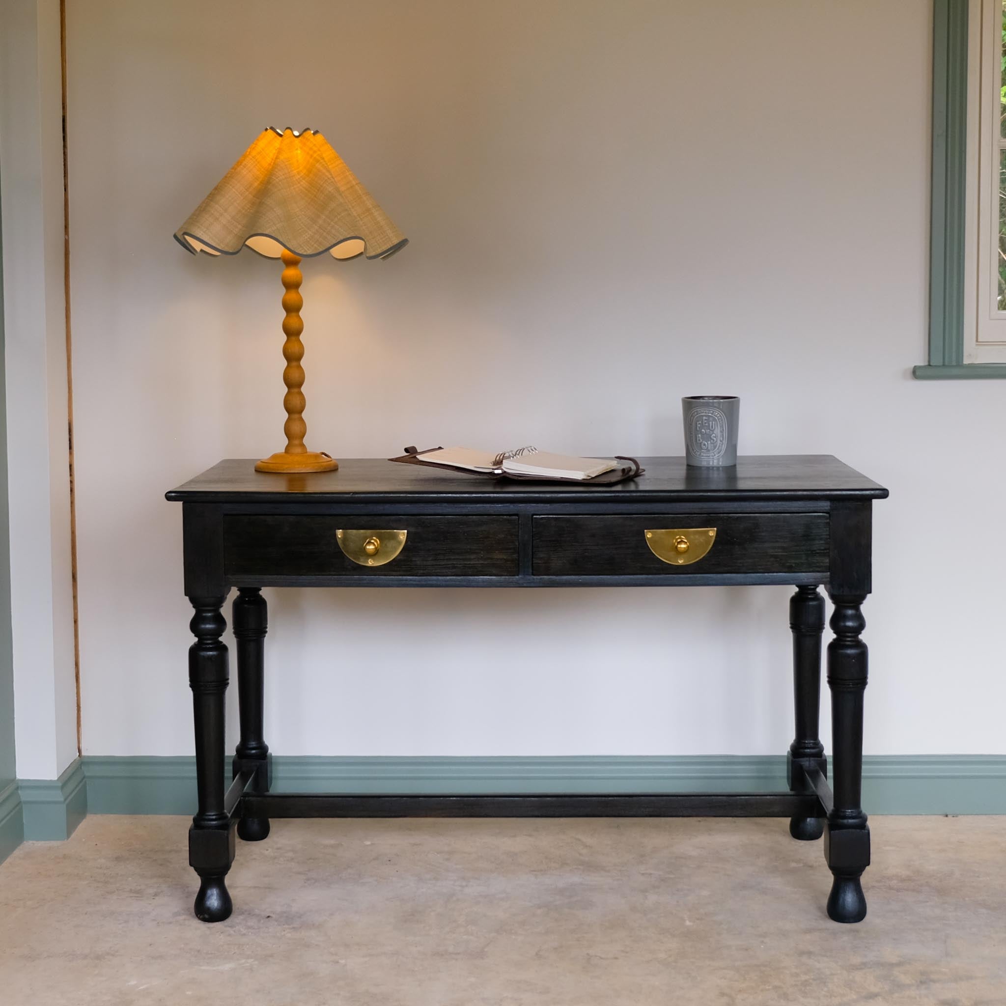 ARTS AND CRAFTS BLUE OAK DESK