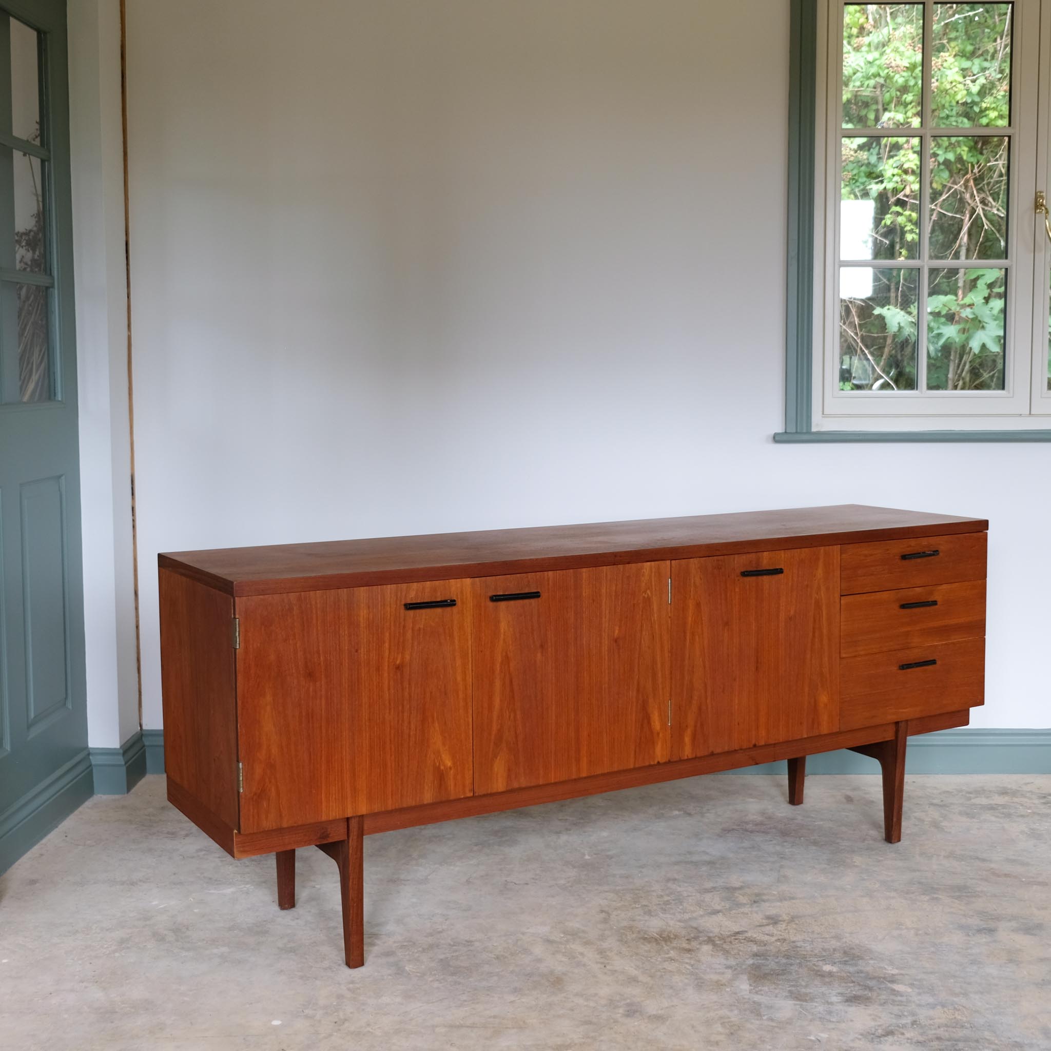 MIDCENTURY SIDEBOARD BY GUNTHER HOFFSTEAD FOR UNIFLEX