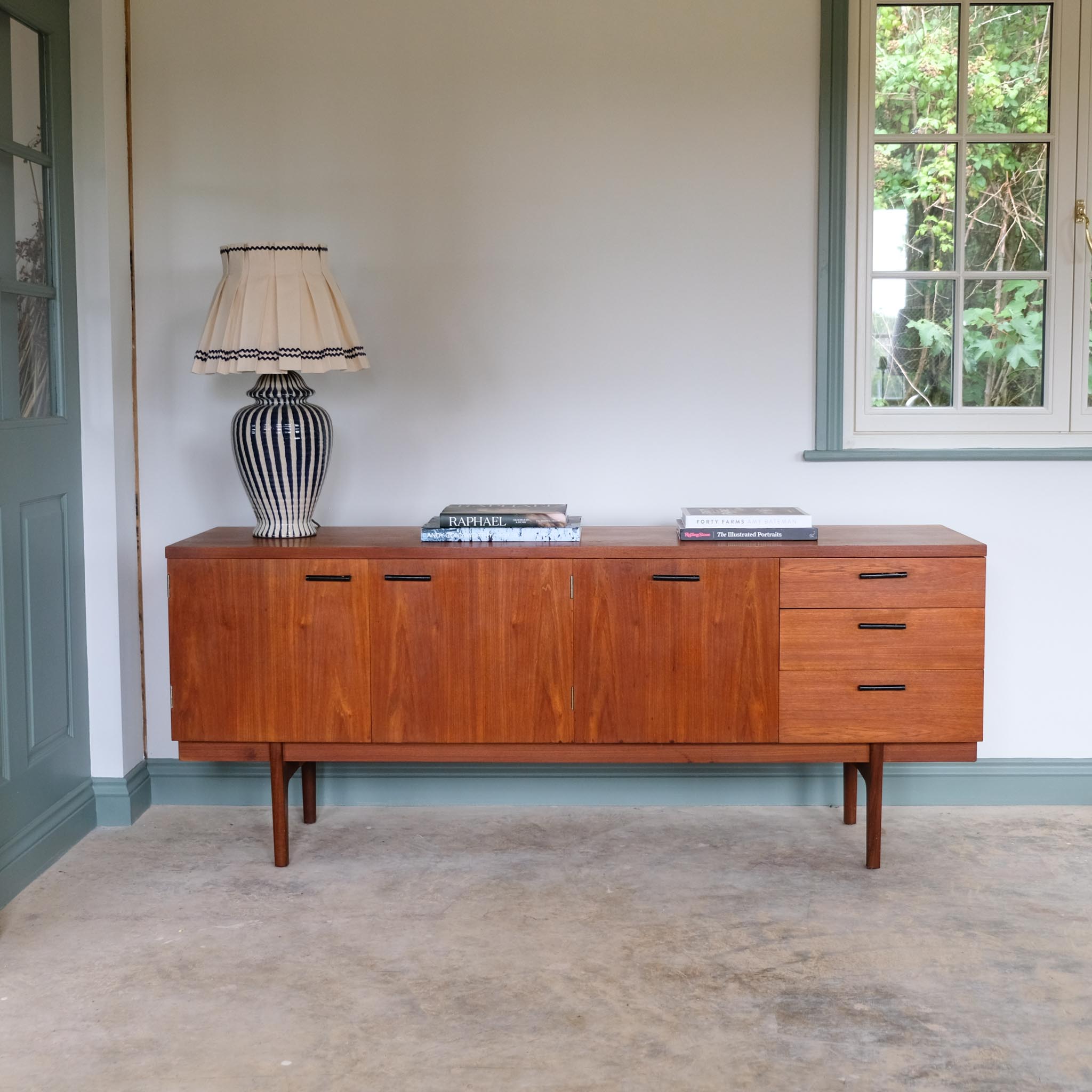 MIDCENTURY SIDEBOARD BY GUNTHER HOFFSTEAD FOR UNIFLEX