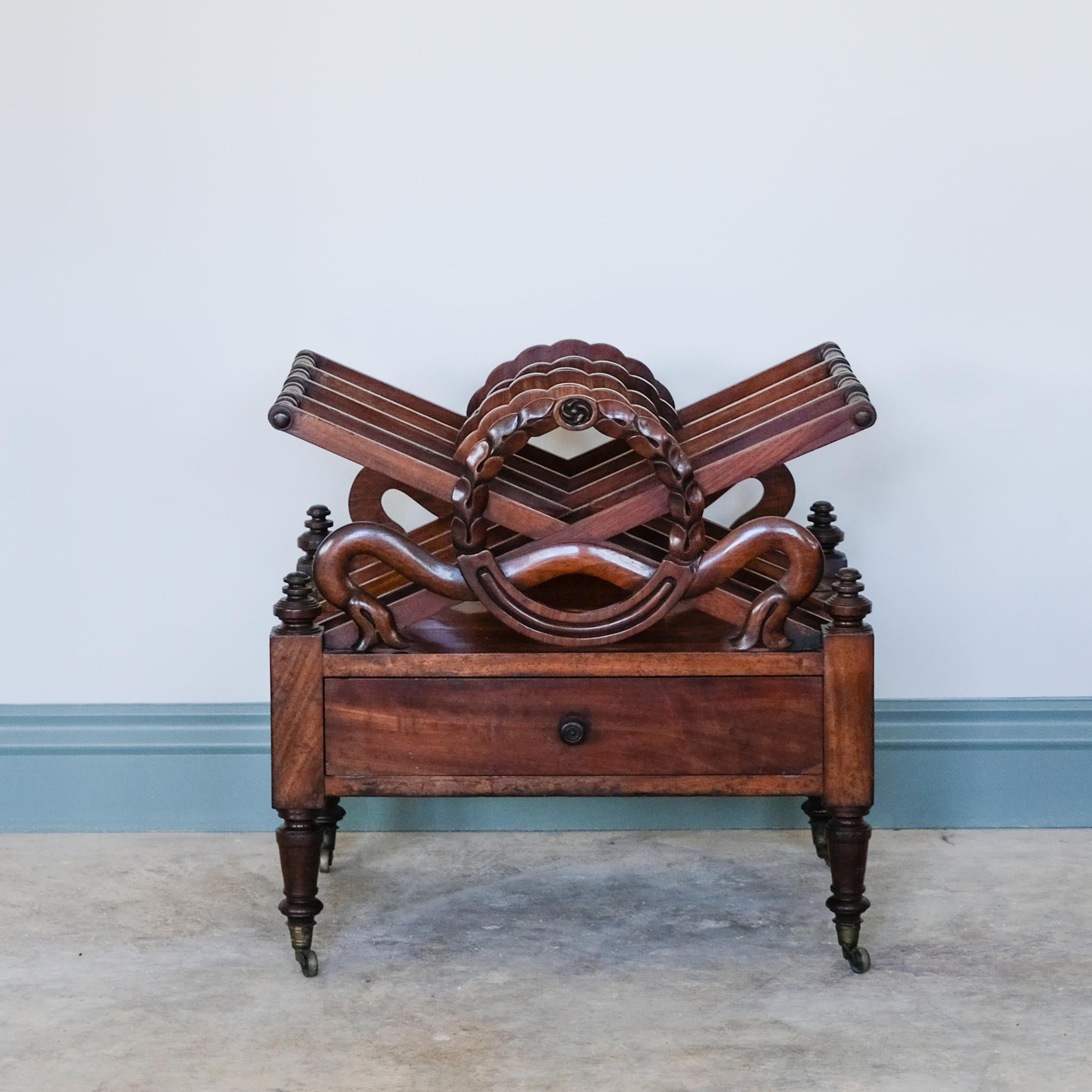 GEORGIAN MAHOGANY CANTERBURY