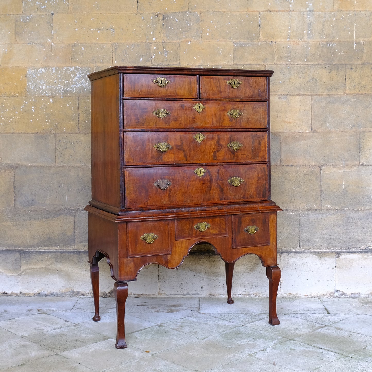 17th Century Chest of Drawers on Stand