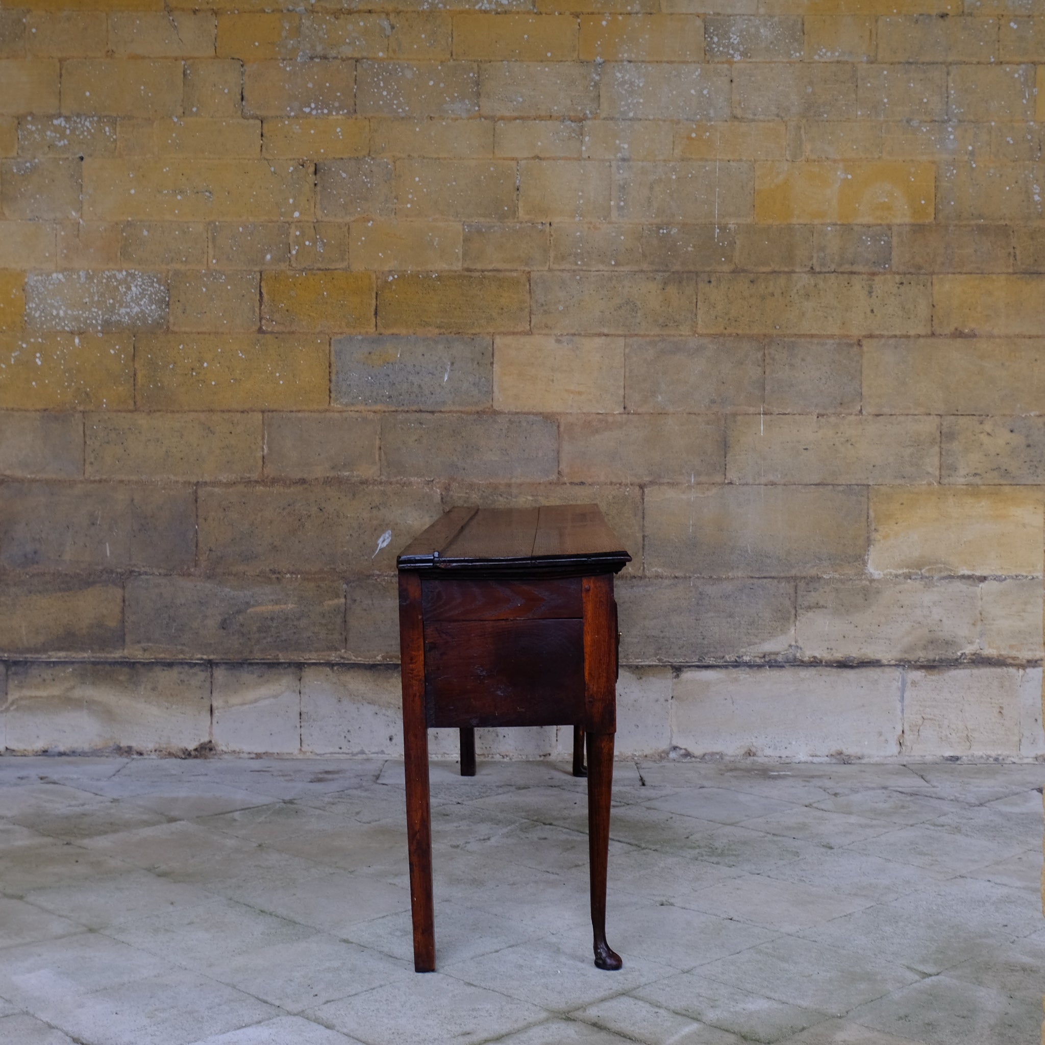 Large Mid-18th Century Oak Dresser Base