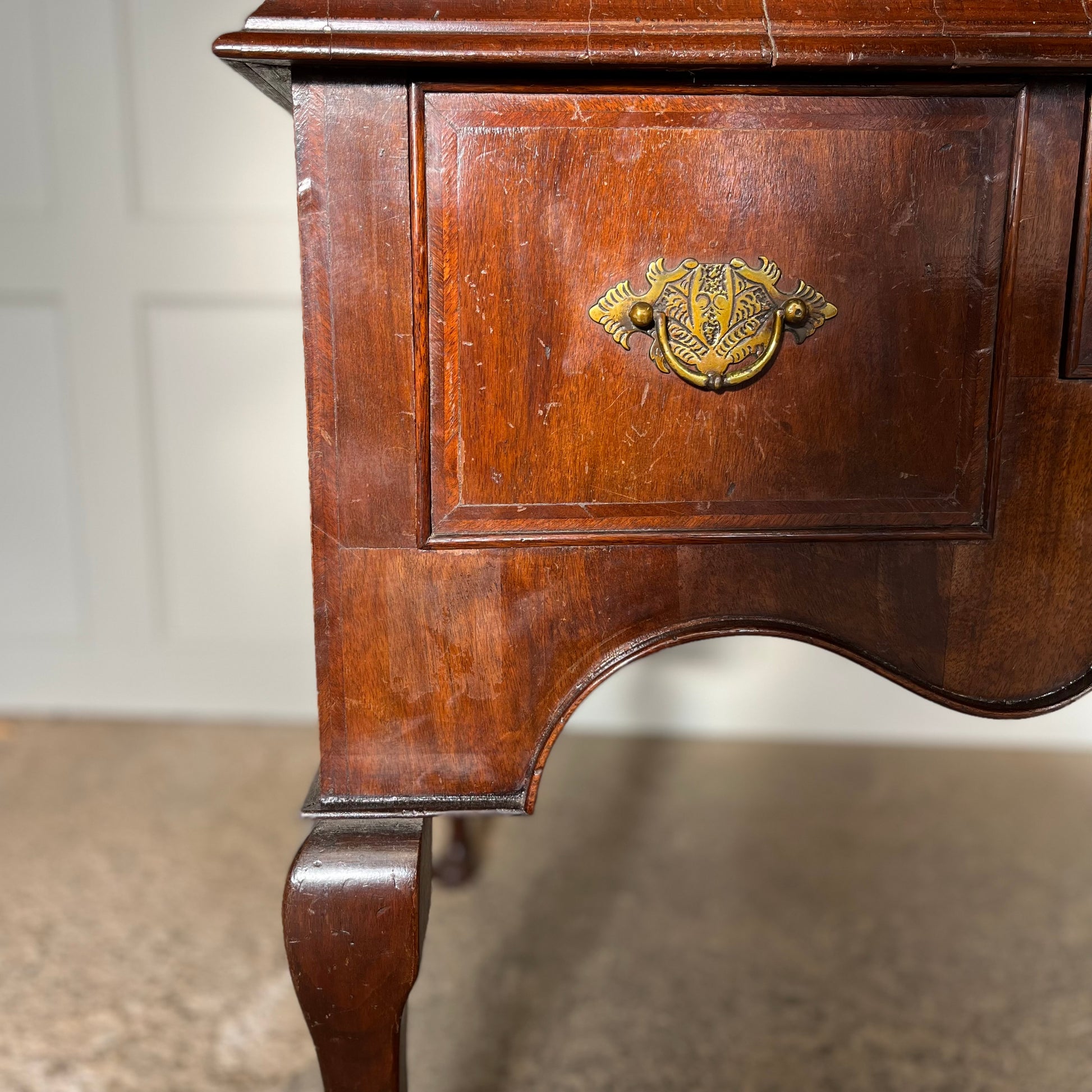 Vintage 17th Century Chest of Drawers on Stand (close up) - Summerfield & Scott