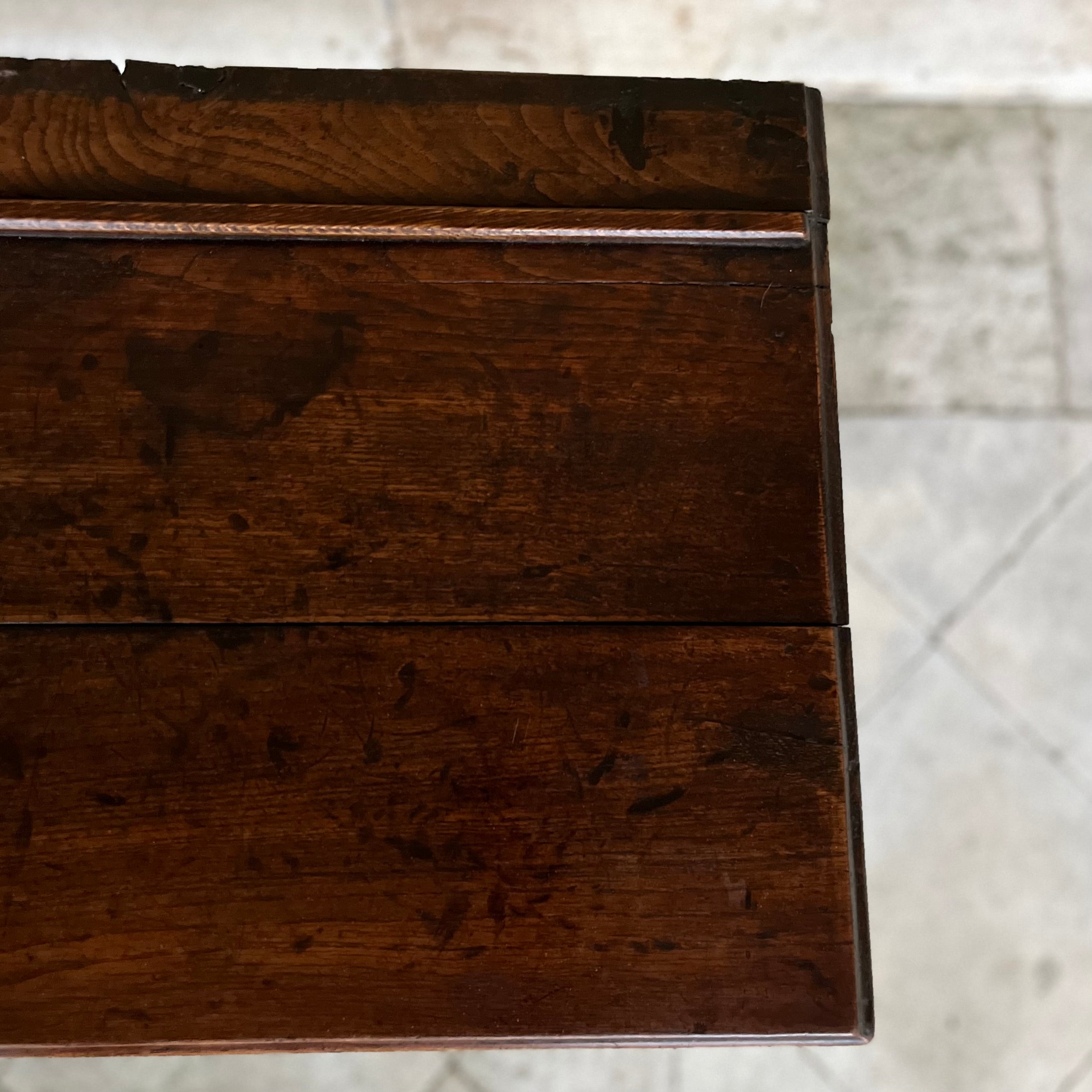 Large Mid-18th Century Oak Dresser Base