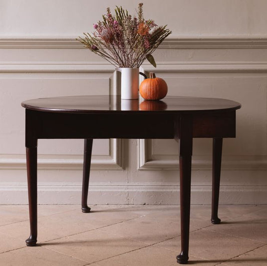 George III Oval Drop Leaf Table