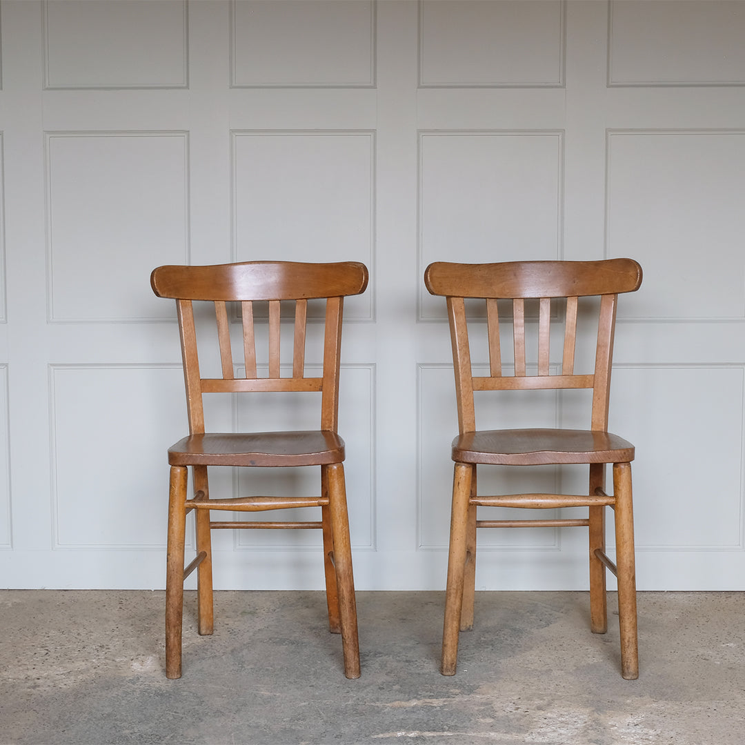 Elm and beech school chairs